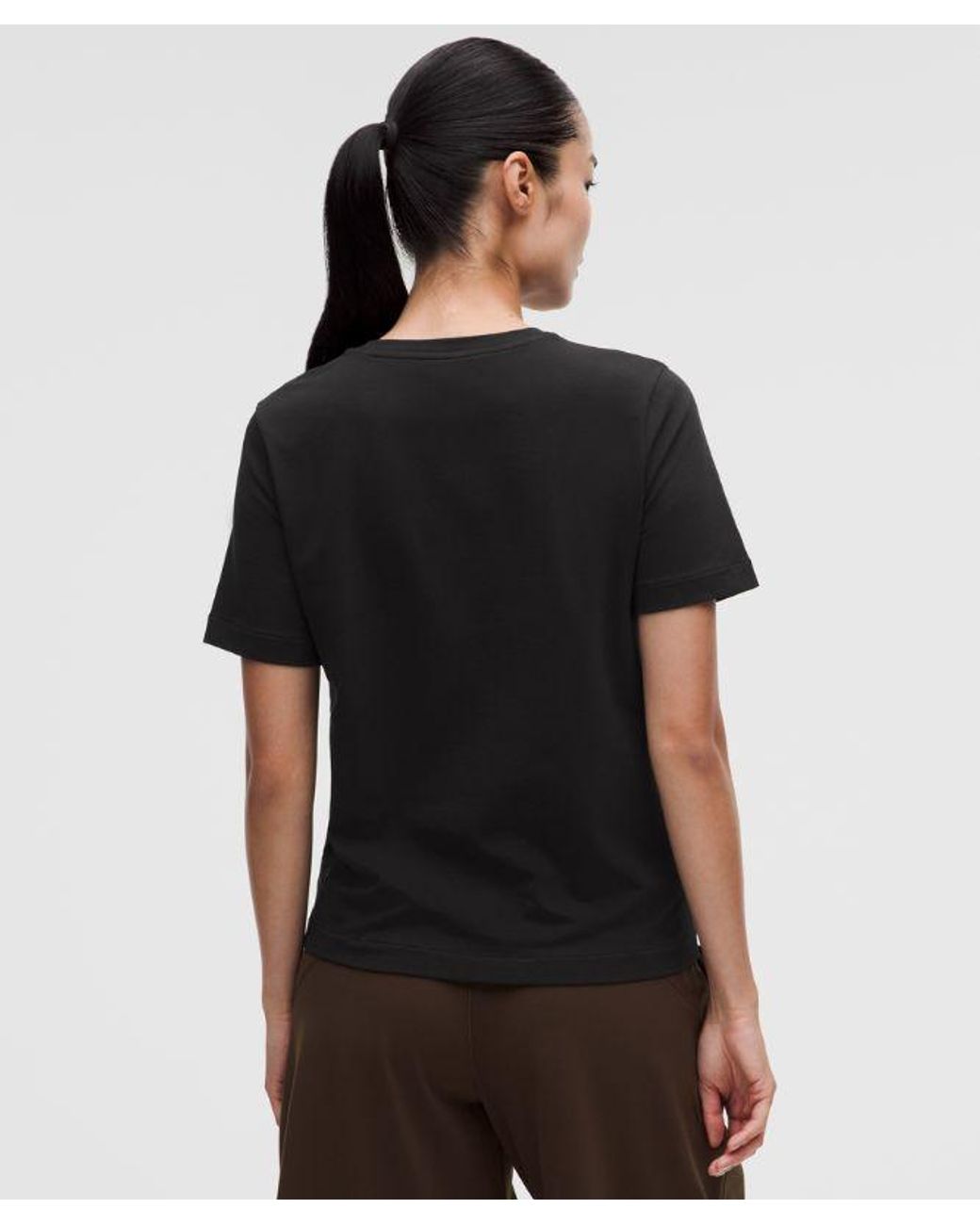 lululemon athletica Black The Classic Jersey Tee