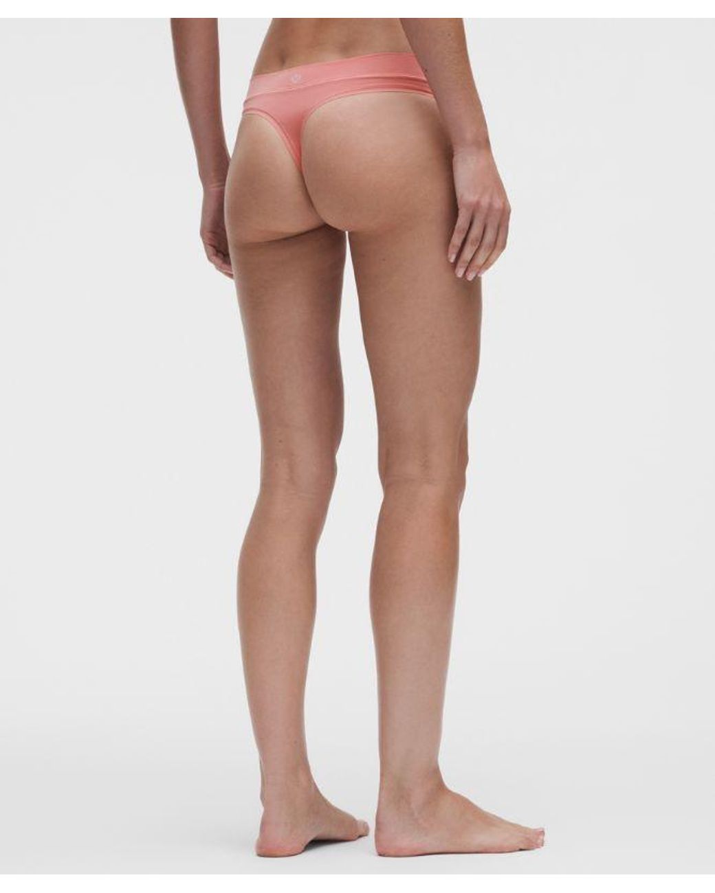 lululemon athletica White – Underease Mid-Rise Thong Underwear 5 Pack – – Size Large
