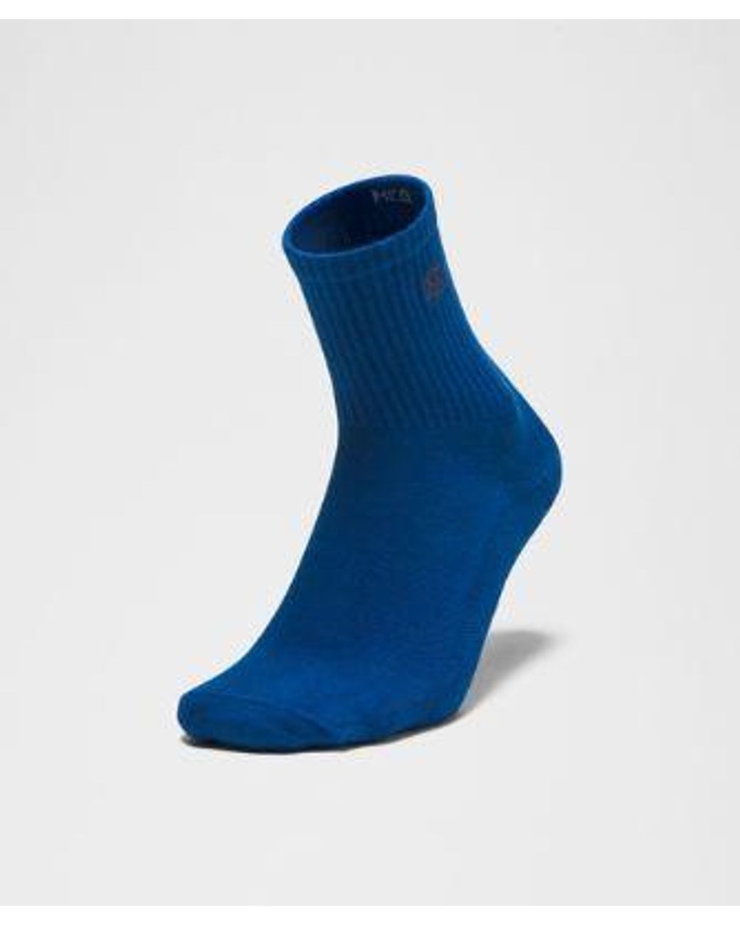 lululemon athletica Blue – Daily Essential Quarter Socks – – Size Large