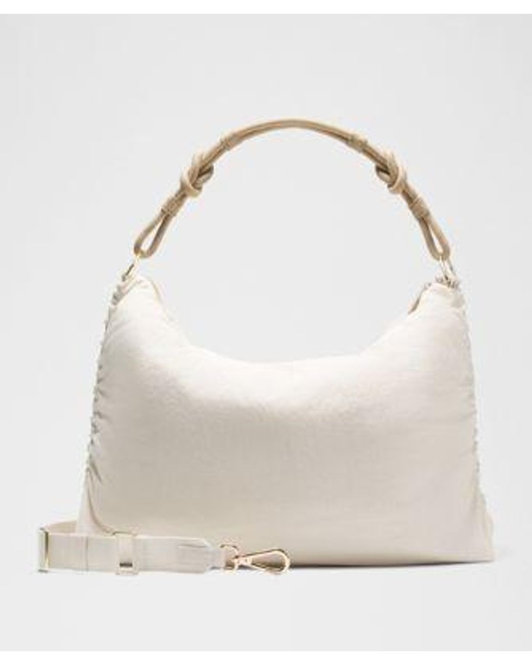 lululemon athletica Red Convertible Ruched Crossbody Bag