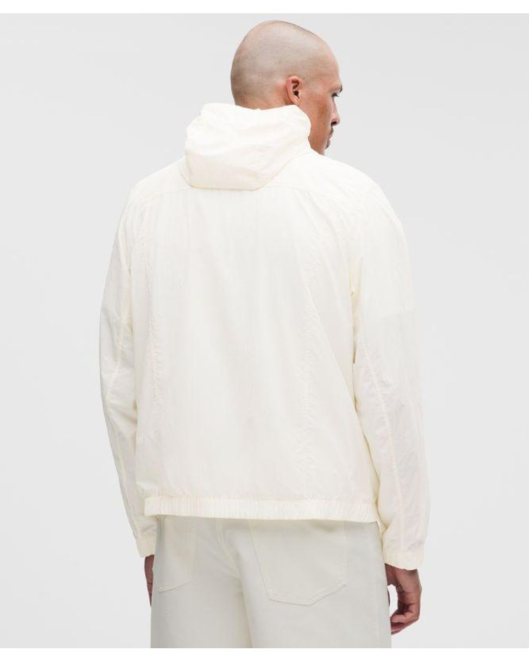 lululemon athletica White – Uv-Protective Stash And Dash Windbreaker Jacket – – Size Large for men