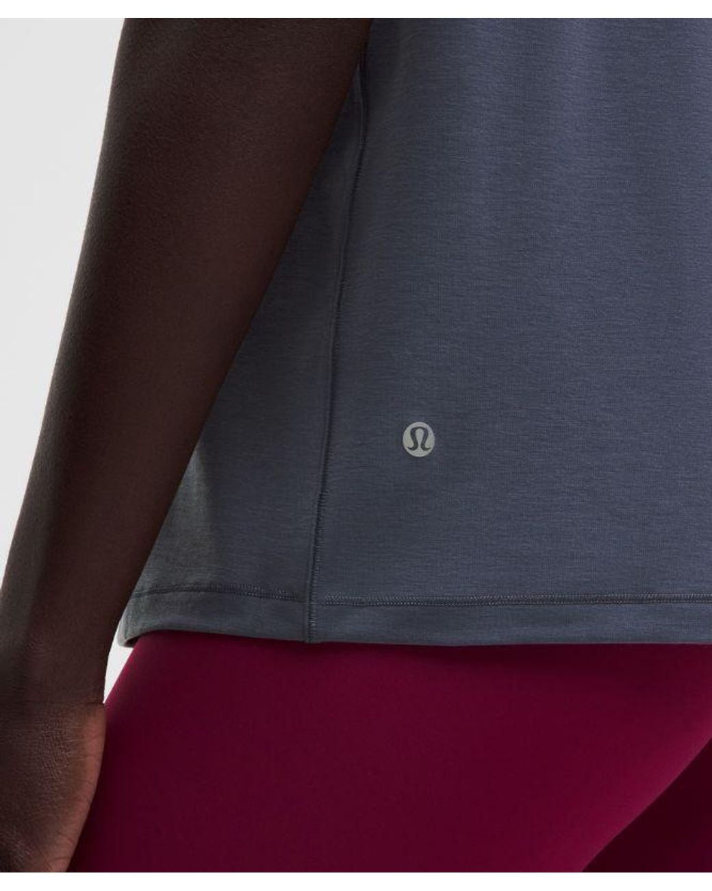 lululemon athletica Blue – Jersey Training Short-Sleeve Shirt – – Size 4