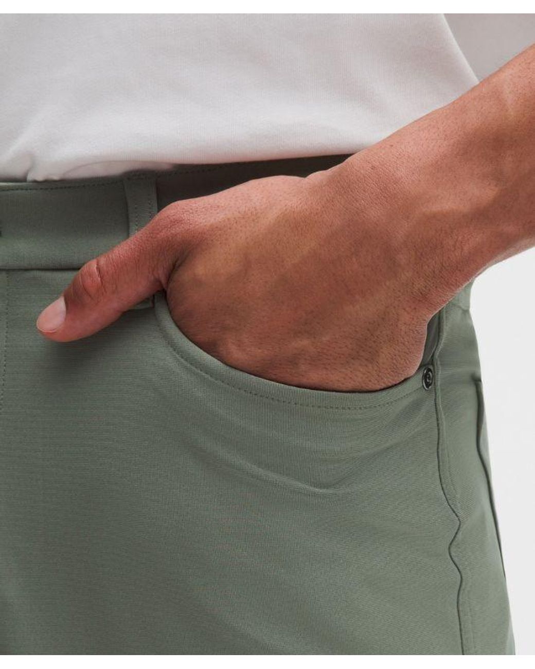 lululemon athletica Natural Abc Classic-Fit 5 Pocket Pant 30L for men