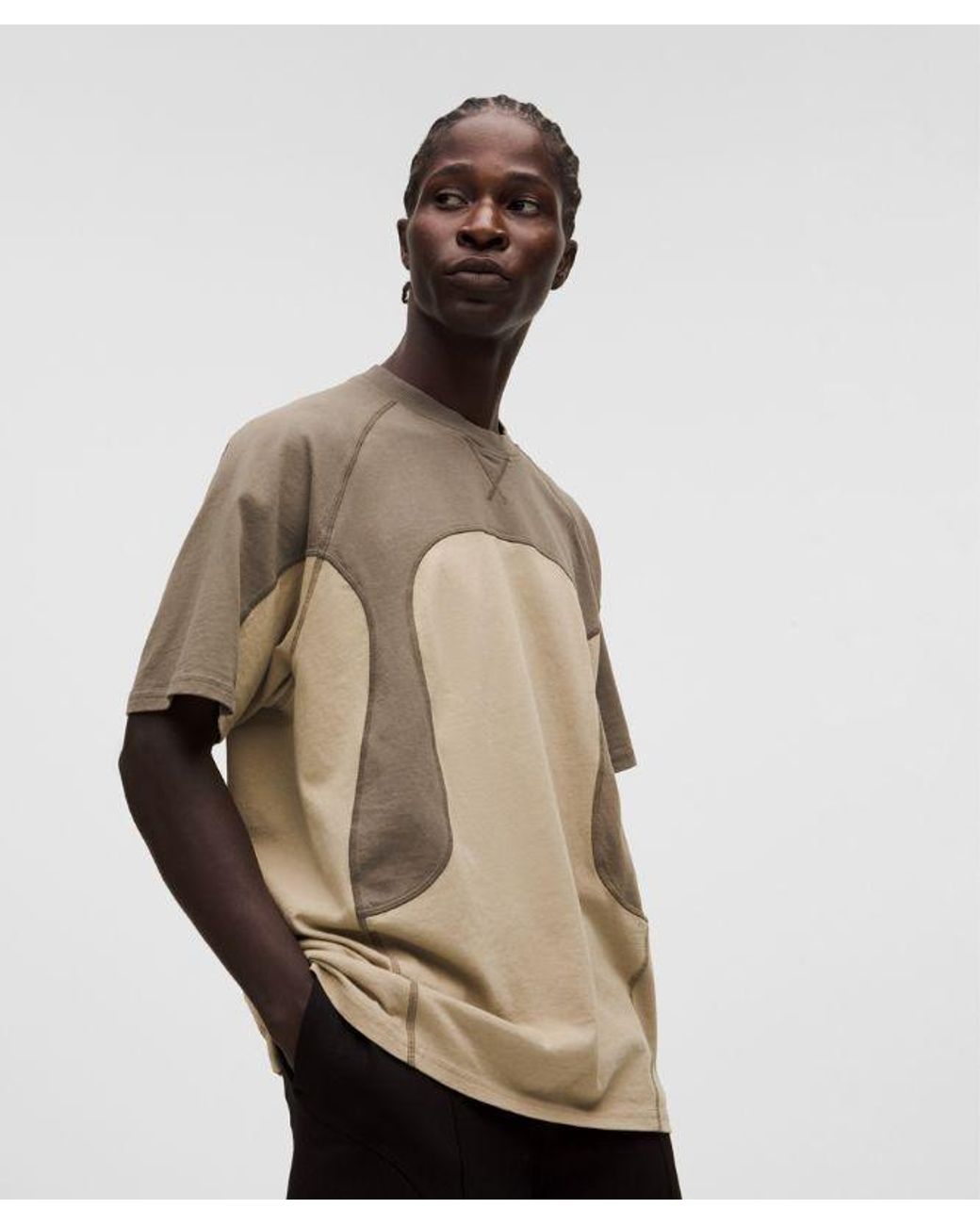 lululemon athletica Natural – Organic Oversized T-Shirt Slnsh Collection – – Size Large for men