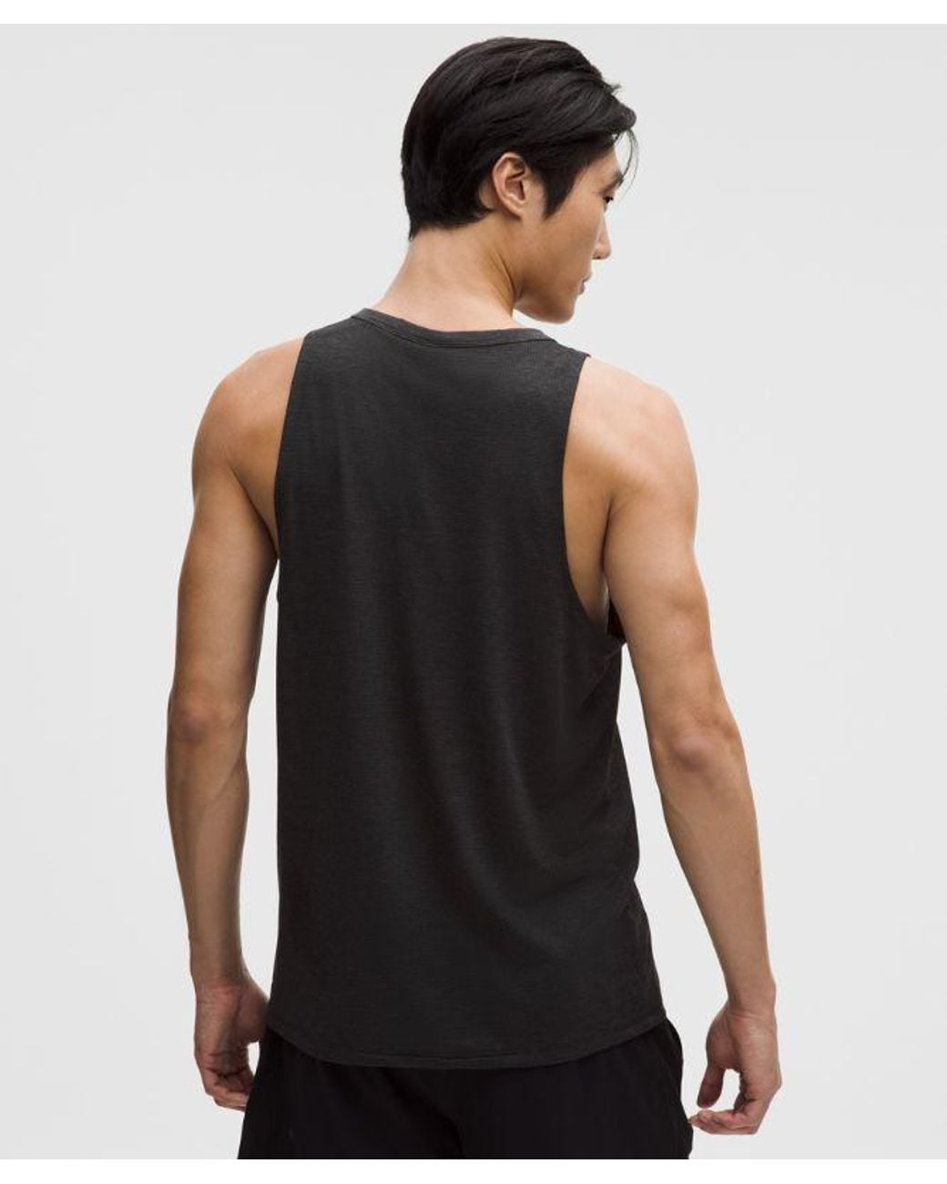 lululemon athletica Black Mile Maker Lightweight Tank for men