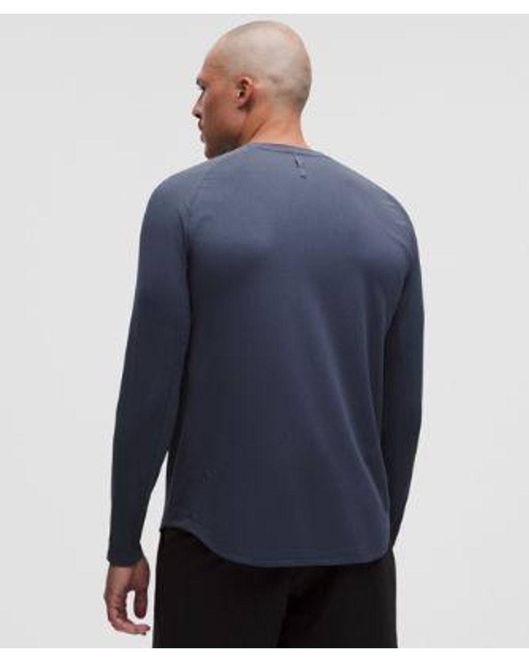 lululemon athletica Blue License To Train Long-Sleeve Shirt for men
