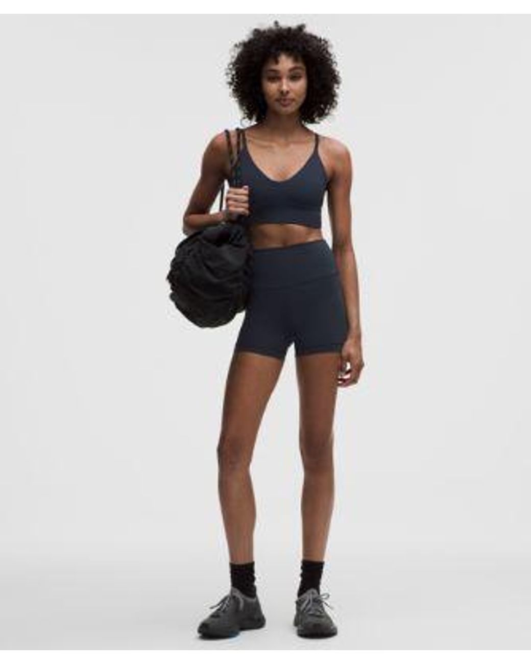 lululemon athletica Blue Focuser Scoop-Neck Bra Nulu