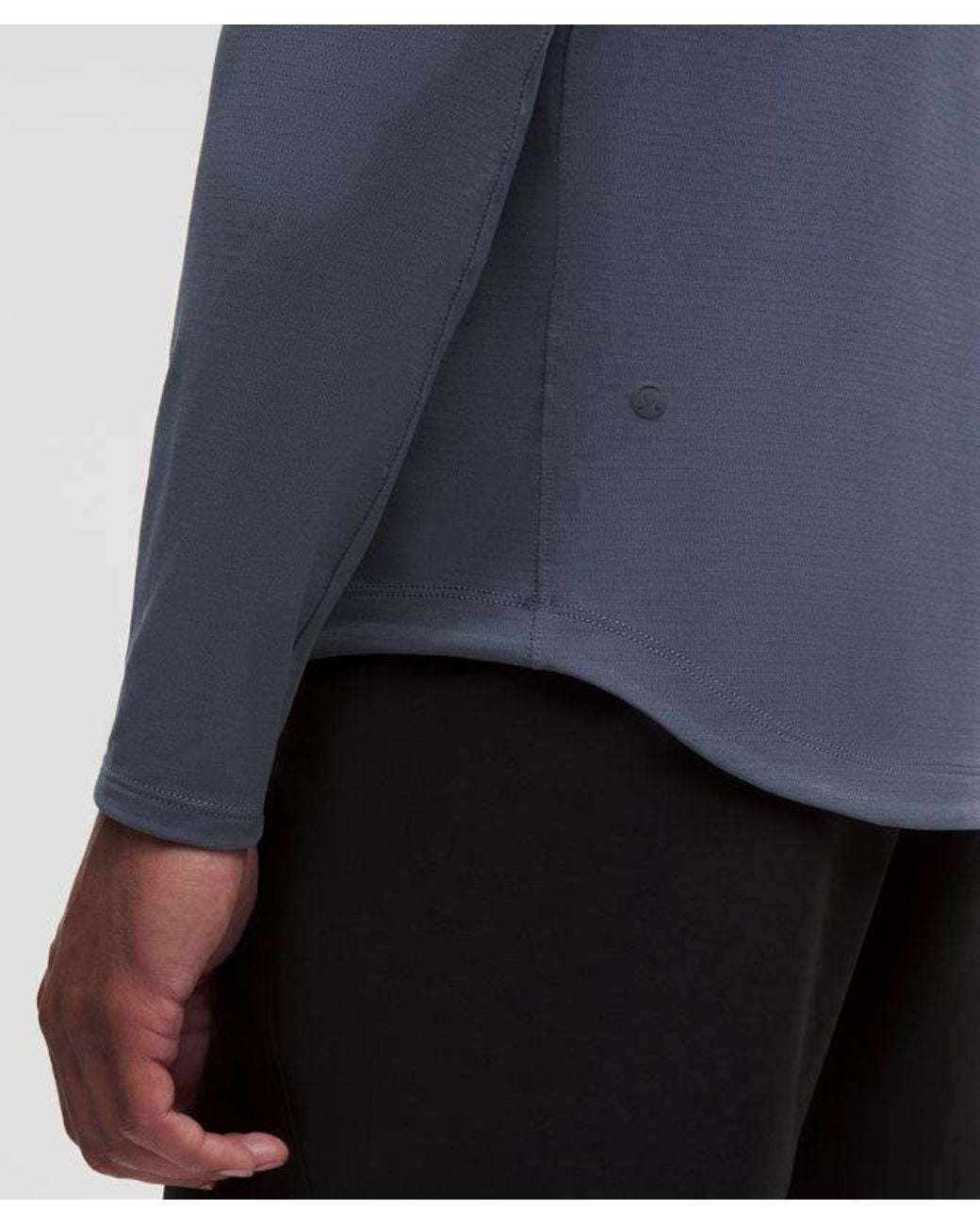 lululemon athletica Blue License To Train Long-Sleeve Shirt for men