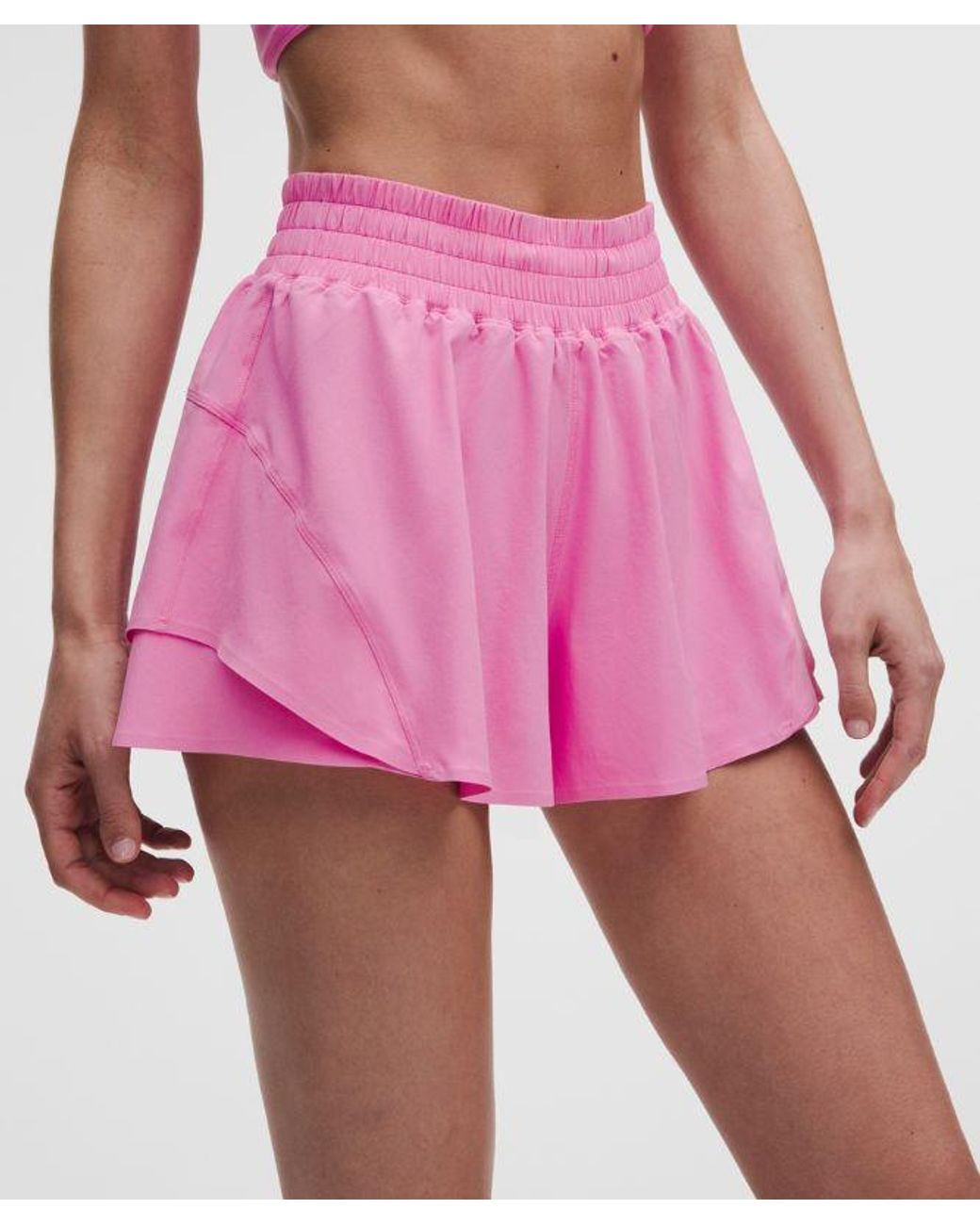 lululemon athletica Pink Shake It Out High-Rise Running Short 2.5"