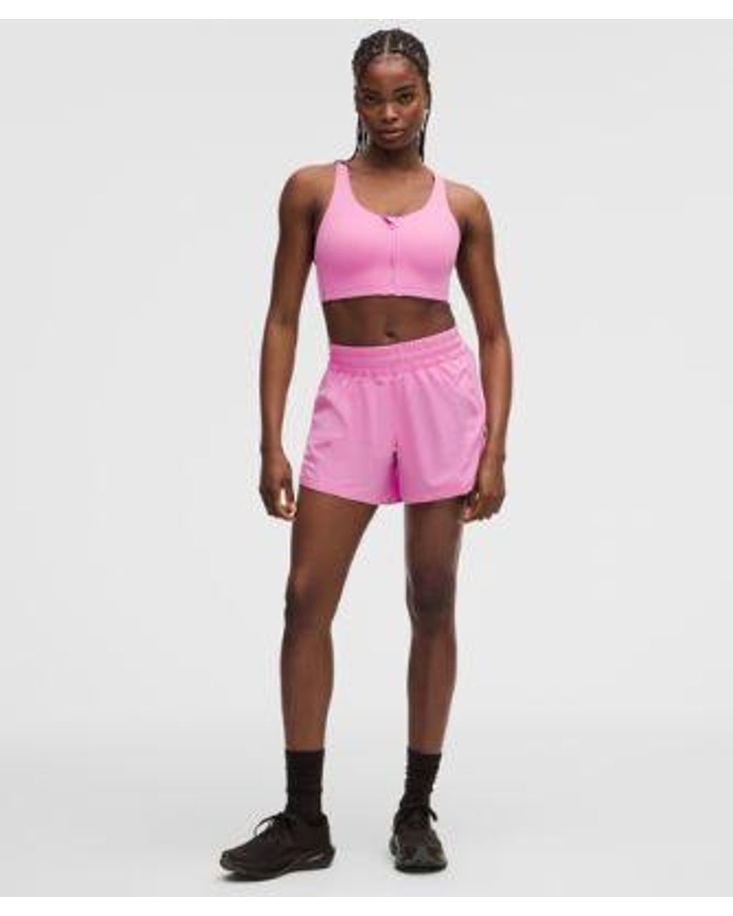 lululemon athletica Pink Energy Zip-Front Bra