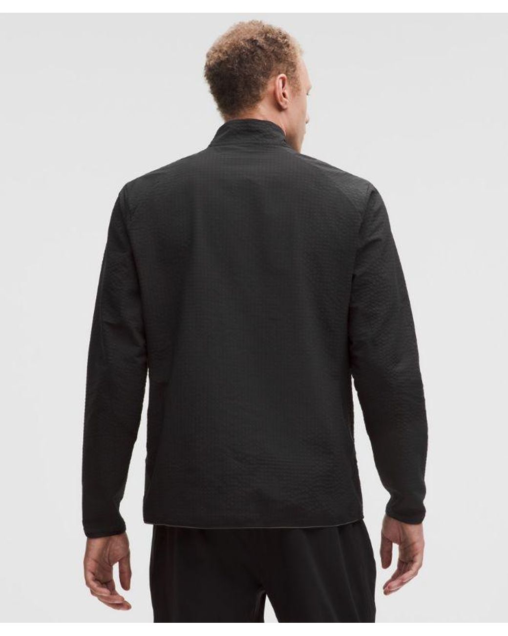 lululemon athletica Black – Grid Full-Zip Jacket – – Size Small for men
