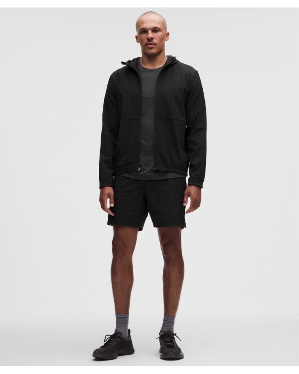 lululemon athletica Black – License To Train Textured Full Zip Jacket – – Size Large for men