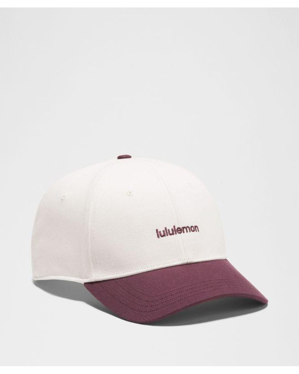 lululemon athletica Multicolor – Classic Ball Cap Structured Wordmark – /Burgundy/ – Size Large/Xl