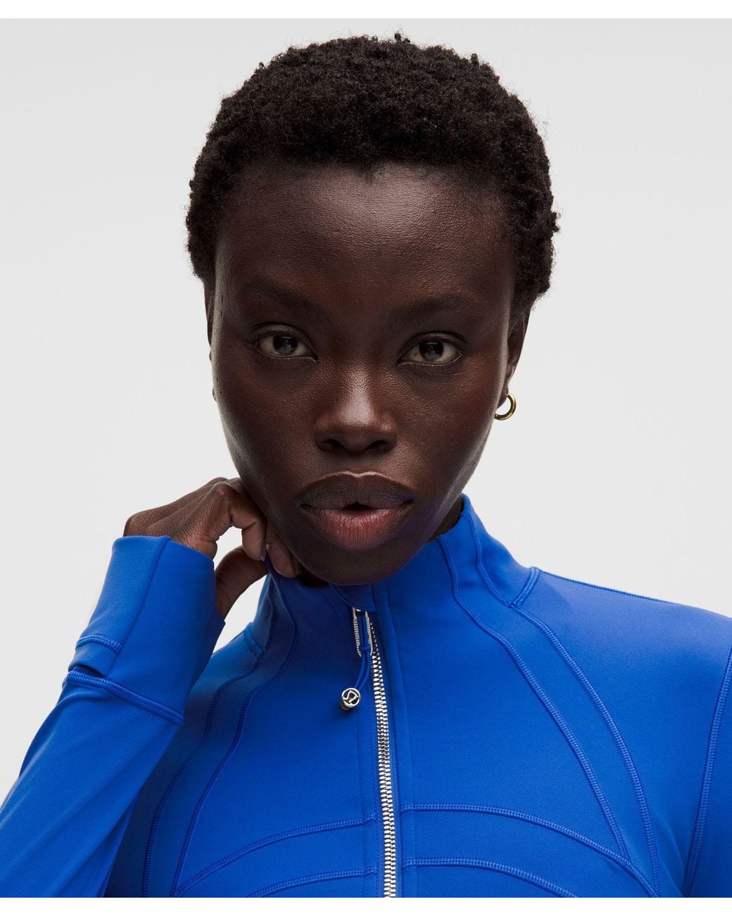 lululemon athletica Blue Define Cropped Jacket