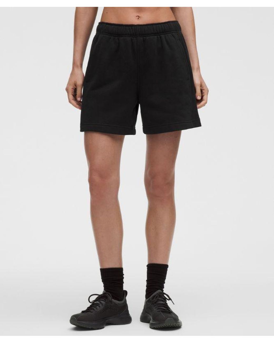 lululemon athletica Black Scuba Evolve Oversized Short 5"