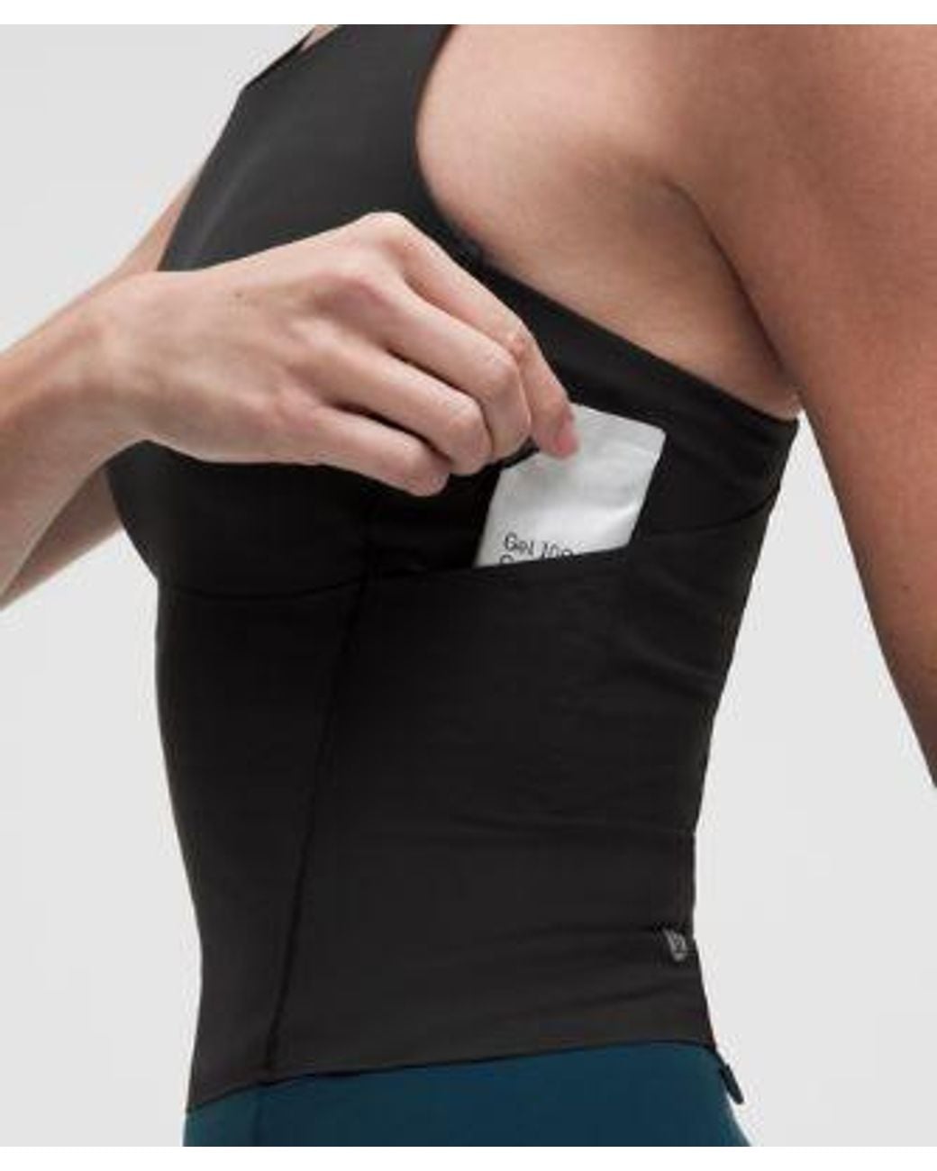 lululemon athletica Black – Fast And Free Tank Top Medium Support, B/C Cup – – Size 4