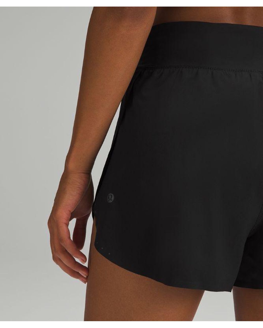 lululemon athletica Fast And Free Reflective High-rise Classic-fit Shorts - 3" - Color Black - Size 0