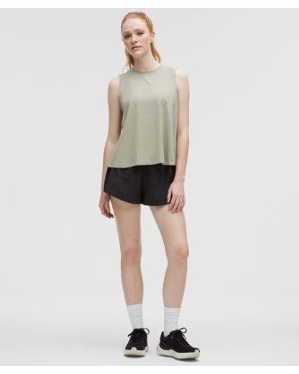 lululemon athletica Green – Pace Crush Cross-Back Graphic Tank Top – /Pastel – Size Large