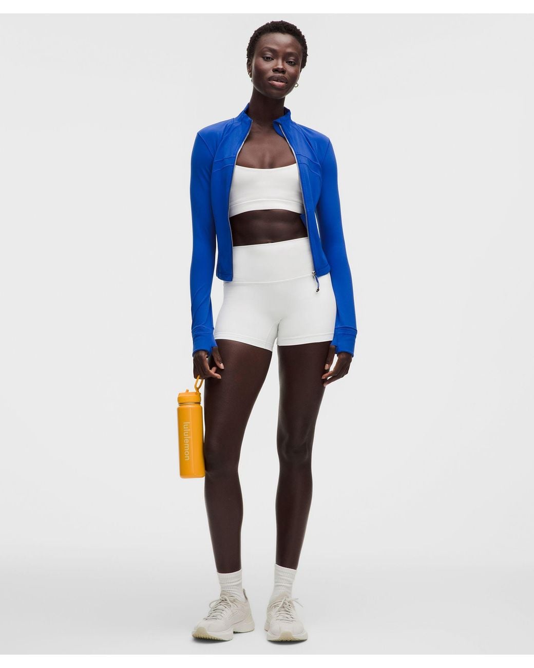 lululemon athletica Blue Define Cropped Jacket