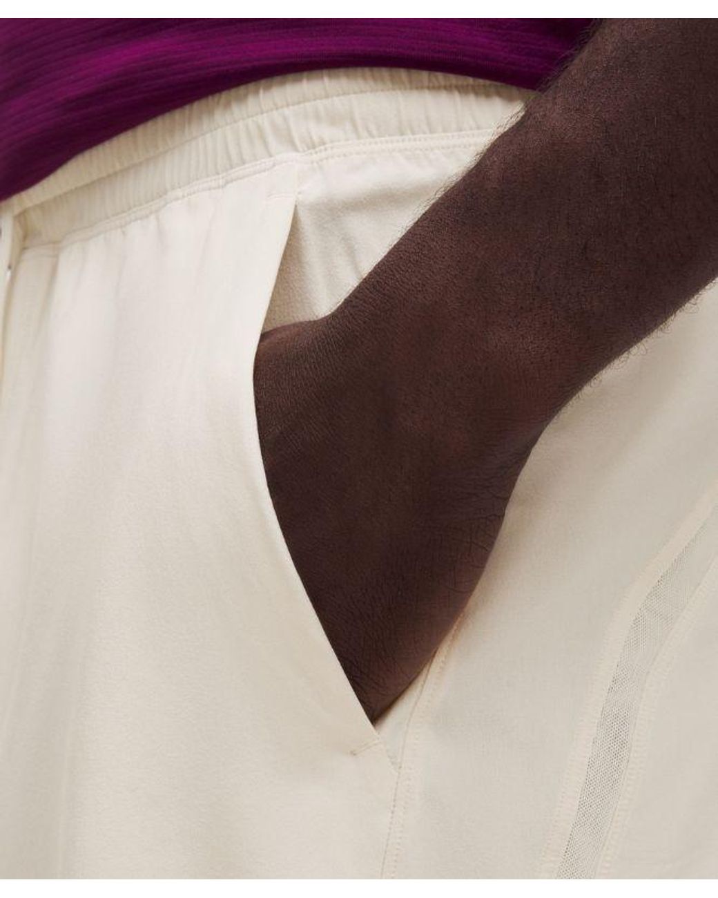 lululemon athletica White – Pace Breaker Linerless Shorts – 9" – – for men