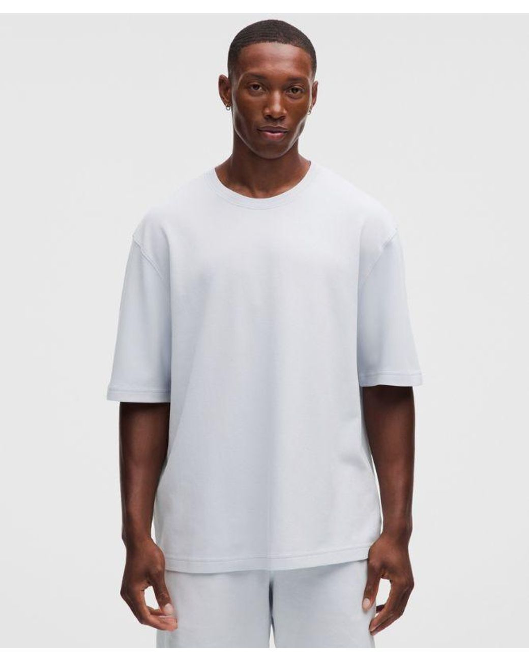 lululemon athletica White Pique Performer Relaxed T-Shirt for men