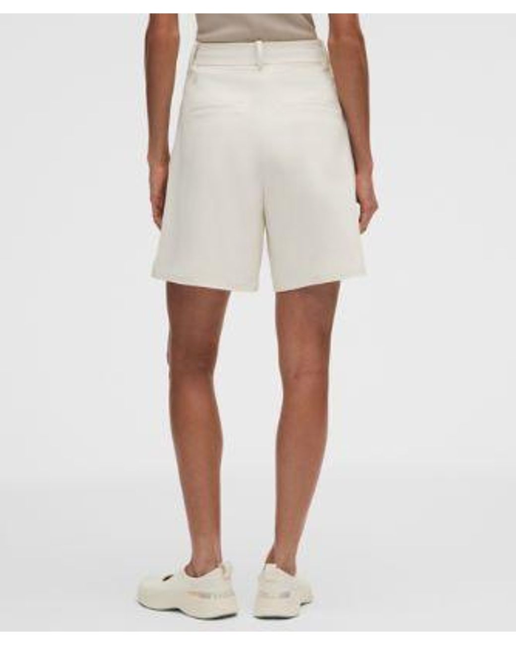 lululemon athletica Natural Daydrift Pleated High-Rise Short 7"