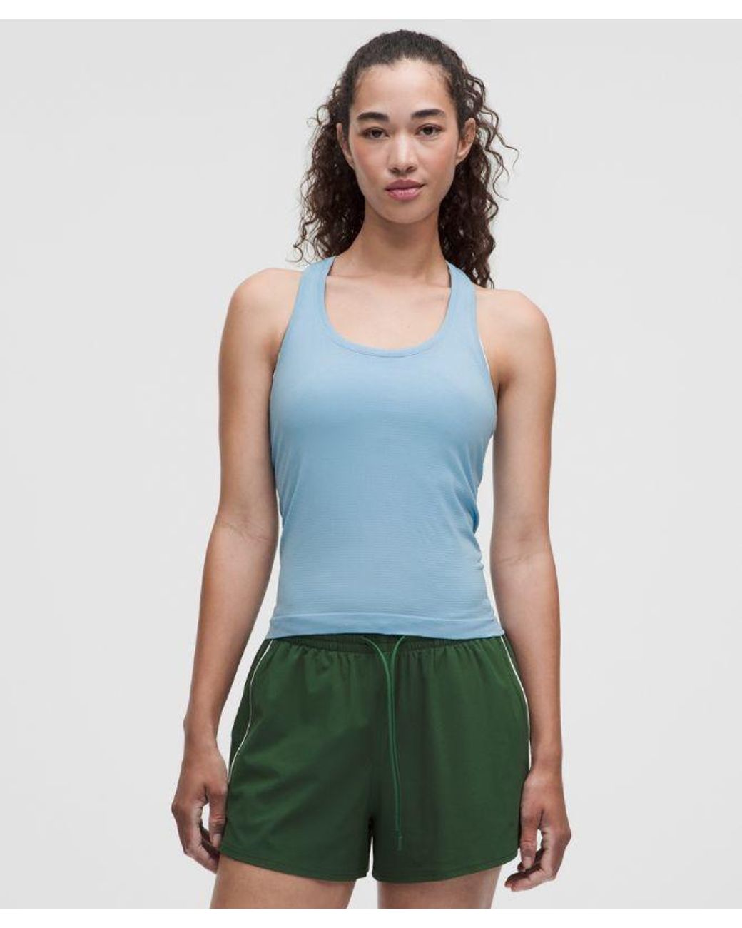 lululemon athletica Green – Swiftly Tech Racerback Tank Top 2.4 Waist Length – /Pastel – Size 4