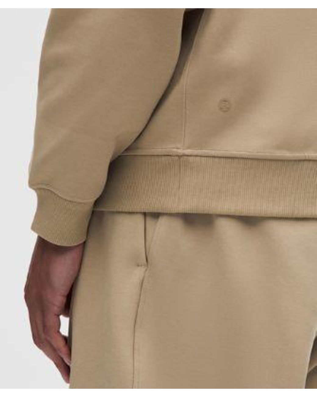 lululemon athletica Natural – Grand Standard Long-Sleeve Polo – Color Khaki – Size Large for men