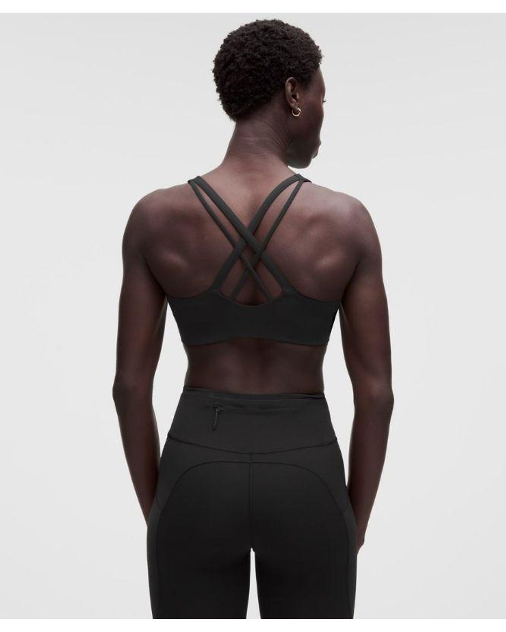 lululemon athletica Black Energy Bra Medium Support, B-D Cups
