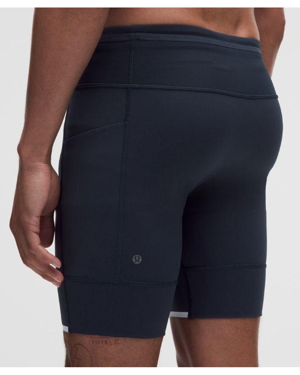 lululemon athletica Blue – Nulux Running Half Tight Shorts – 8" – – Size 6 for men