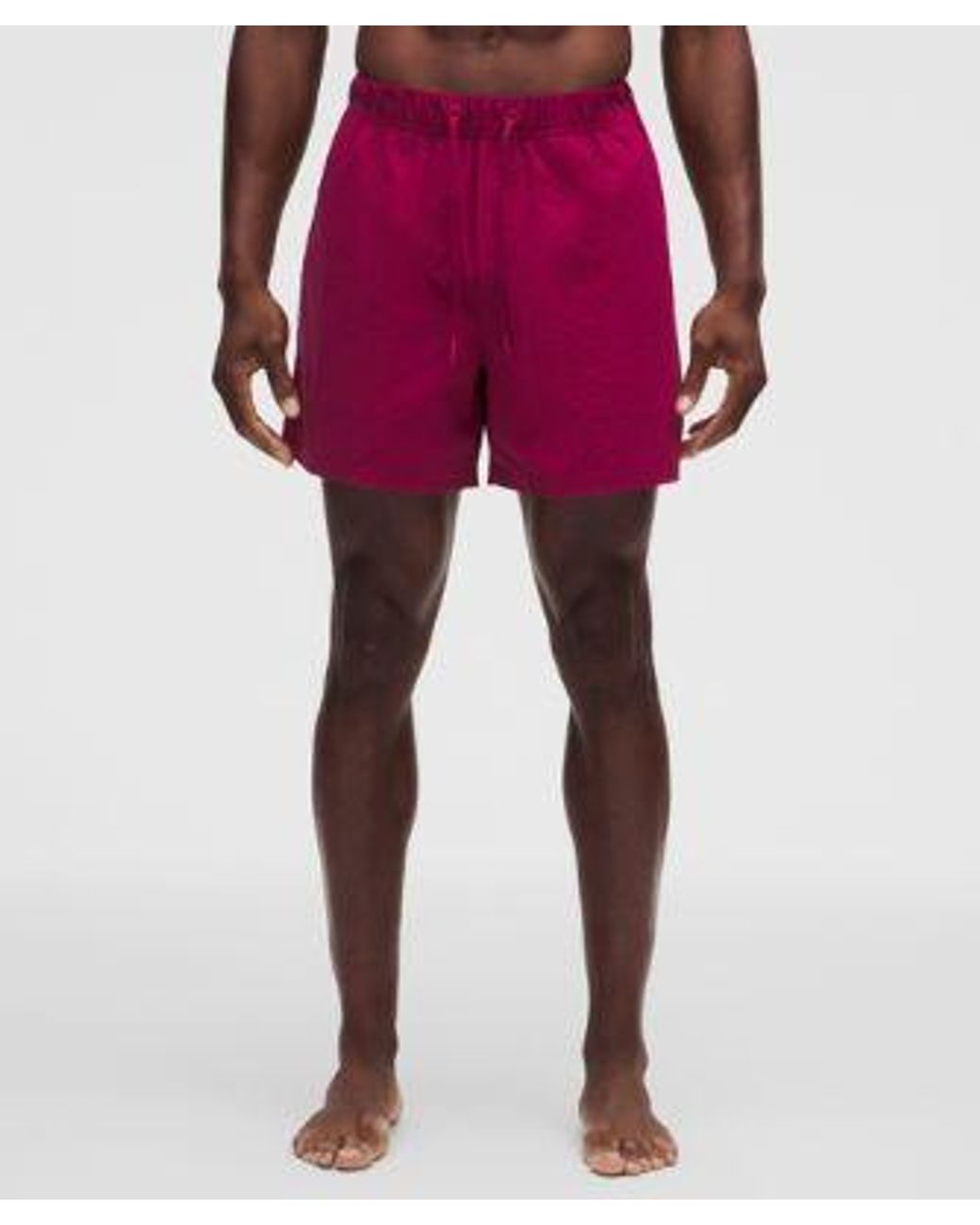 lululemon athletica Red Beach To Trail Lined Short 5" for men