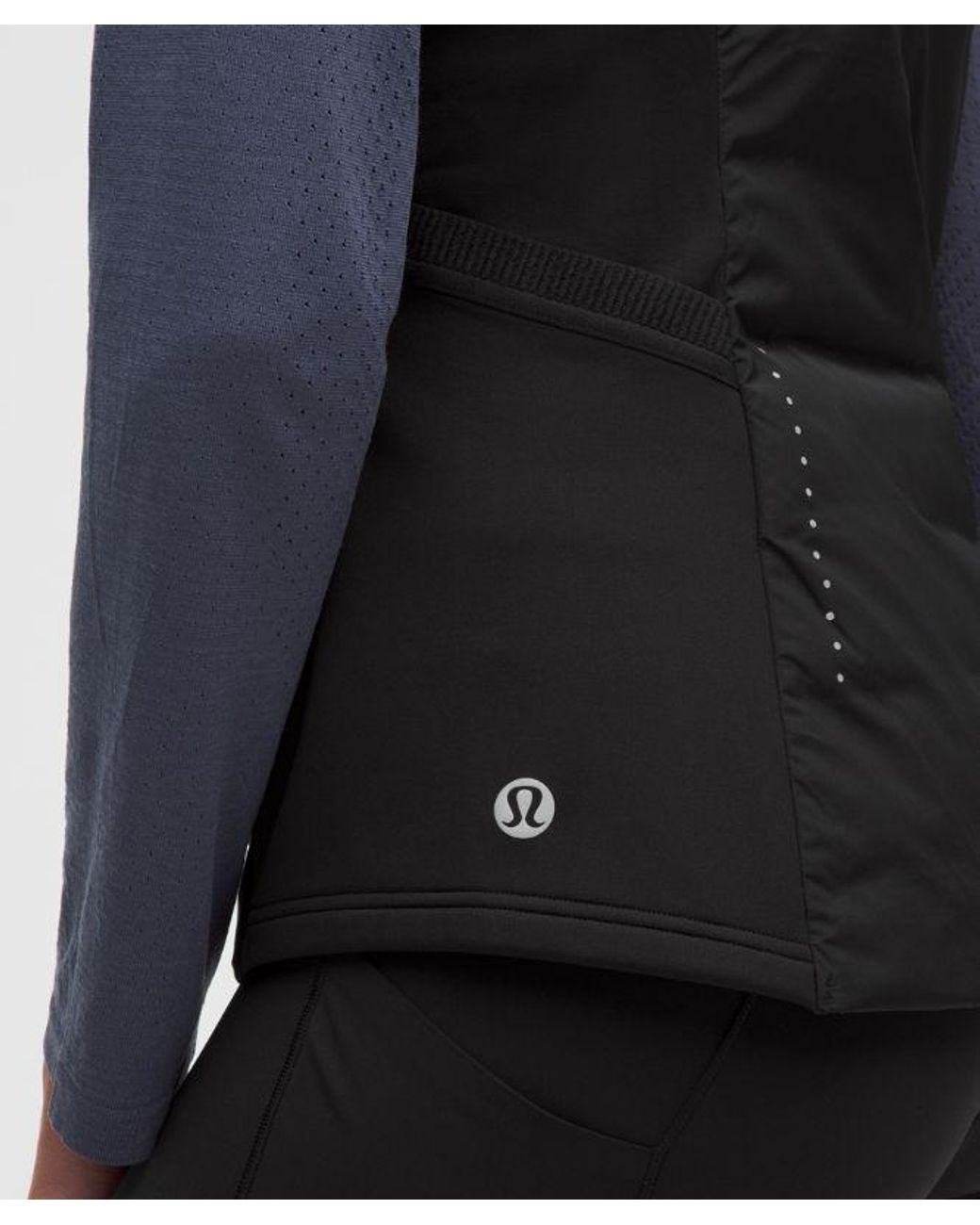 lululemon athletica Black Down For It All Running Vest