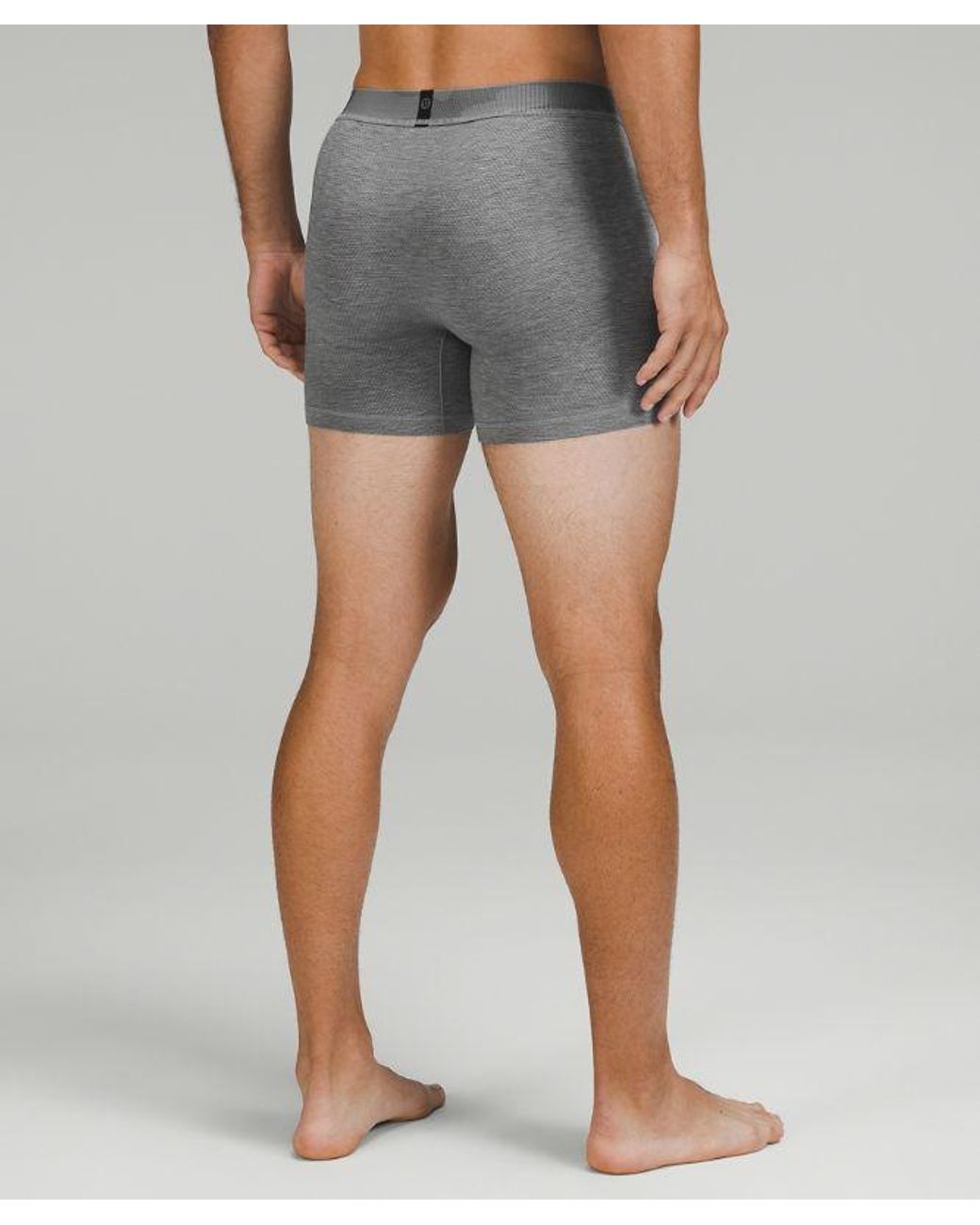 lululemon athletica Always In Motion Boxer Briefs 3 Pack - 5" - Color Black/grey/blue - Size L for men