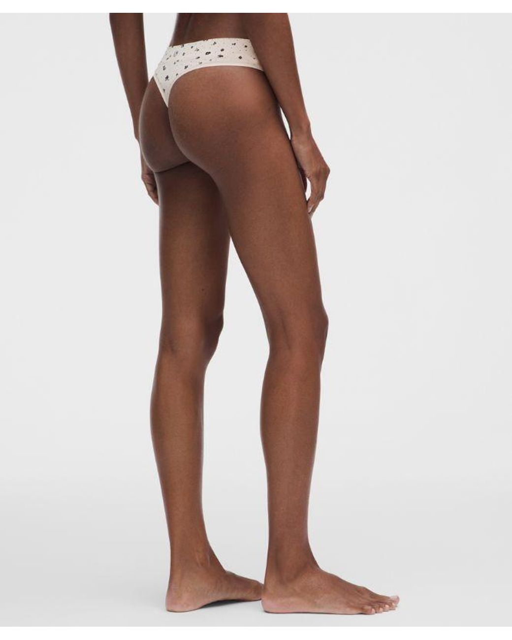 lululemon athletica Brown Underease Mid-rise Thong Underwear 3 Pack