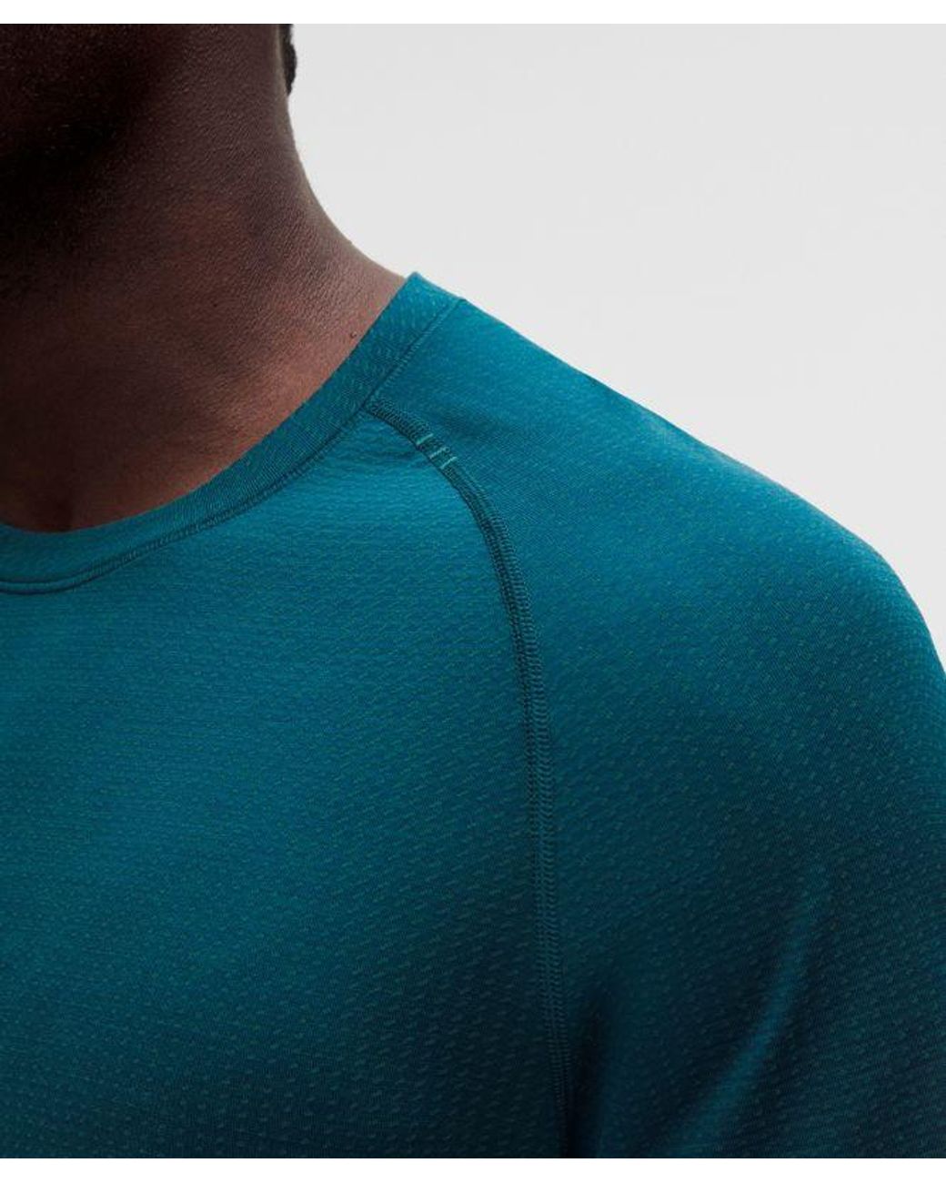 lululemon athletica Blue – Metal Vent Tech Short-Sleeve Shirt – – Size Large for men