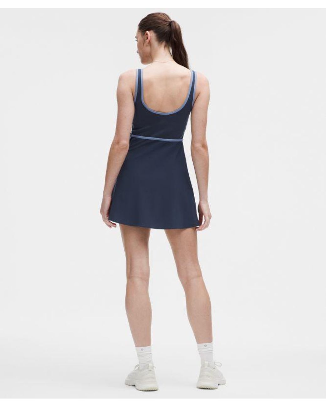 lululemon athletica Blue Wrap-Front Tennis Dress