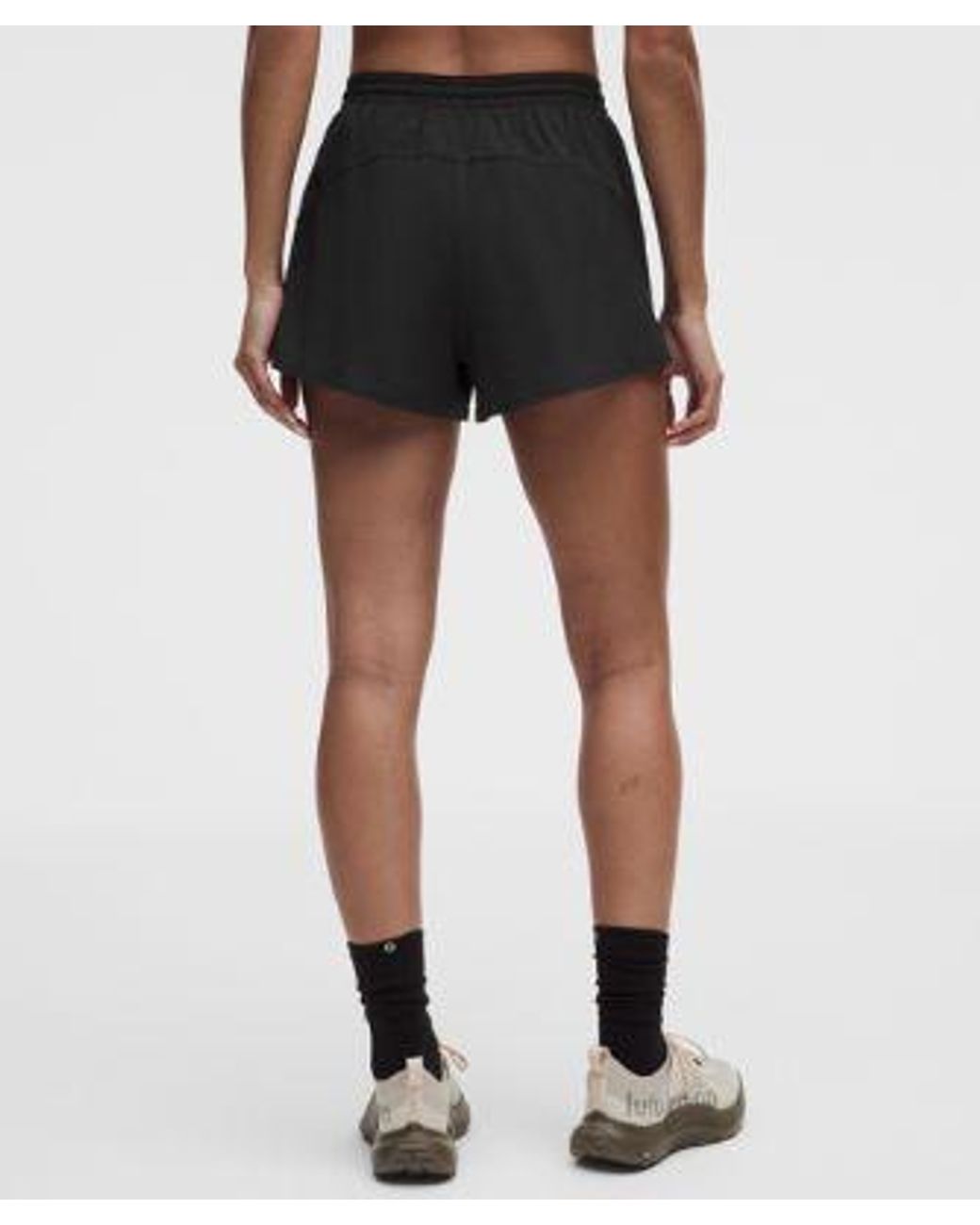 lululemon athletica Black Pace Rival High-Rise Short 3"