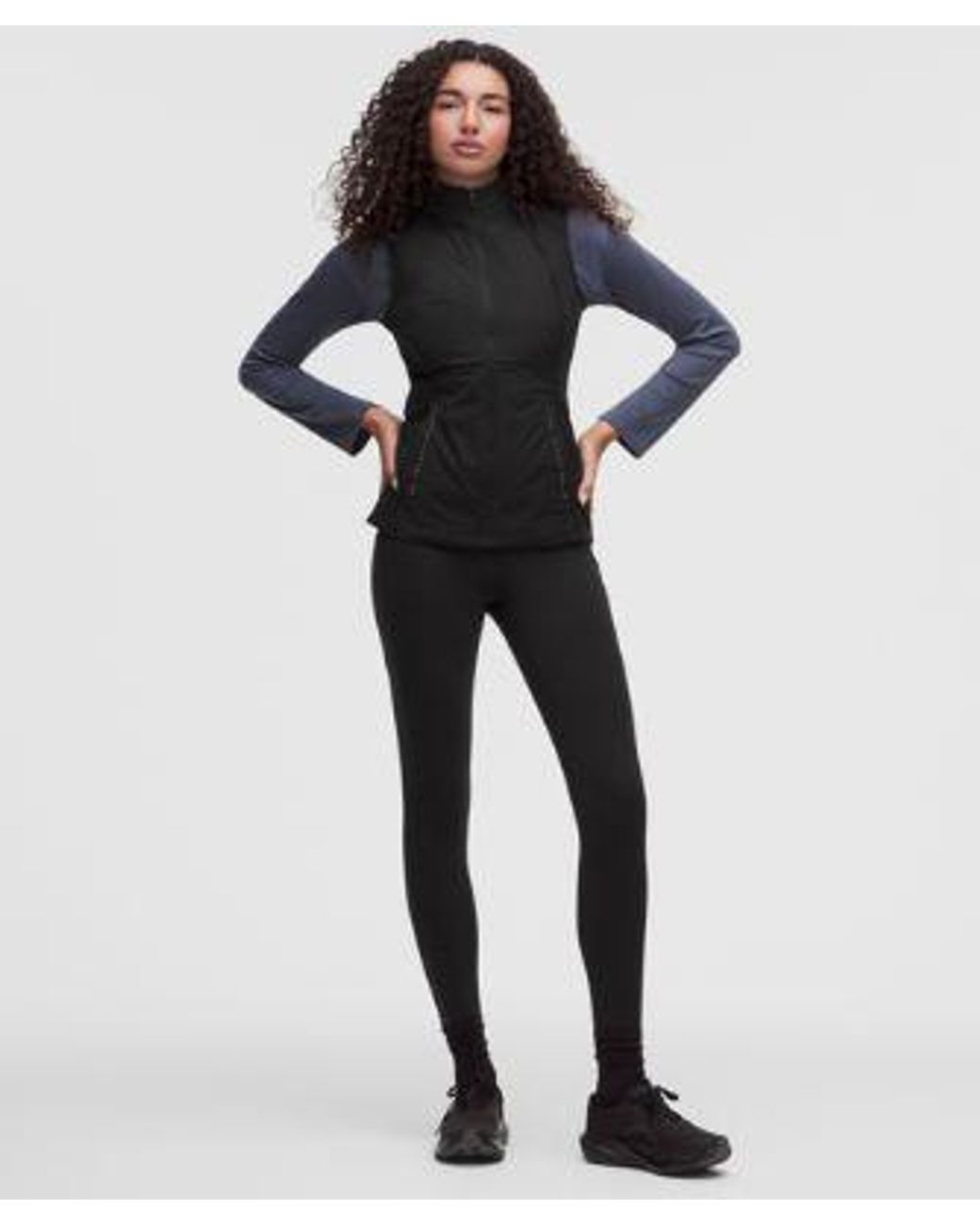 lululemon athletica Black Down For It All Running Vest