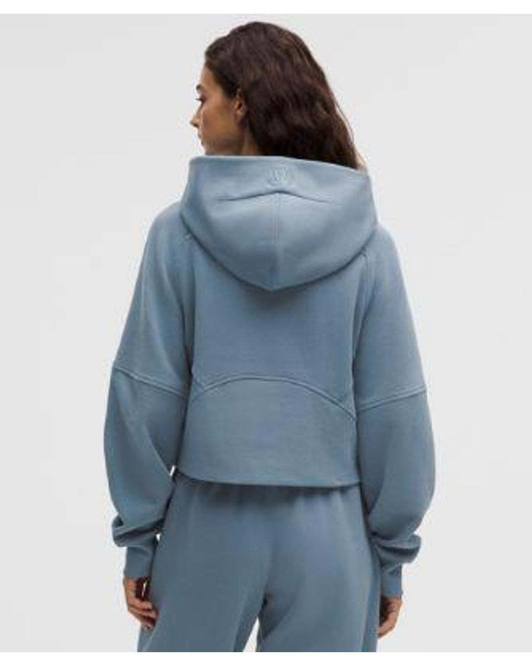 lululemon athletica Blue – Scuba Oversized Half-Zip Hoodie – – Size Medium/Large