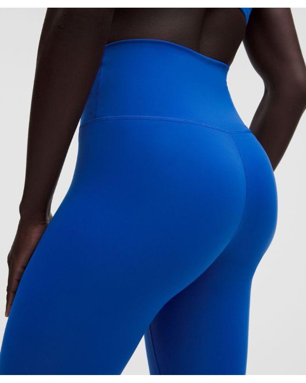 lululemon athletica Blue Wunder Train No Line High-Rise Tight 28"