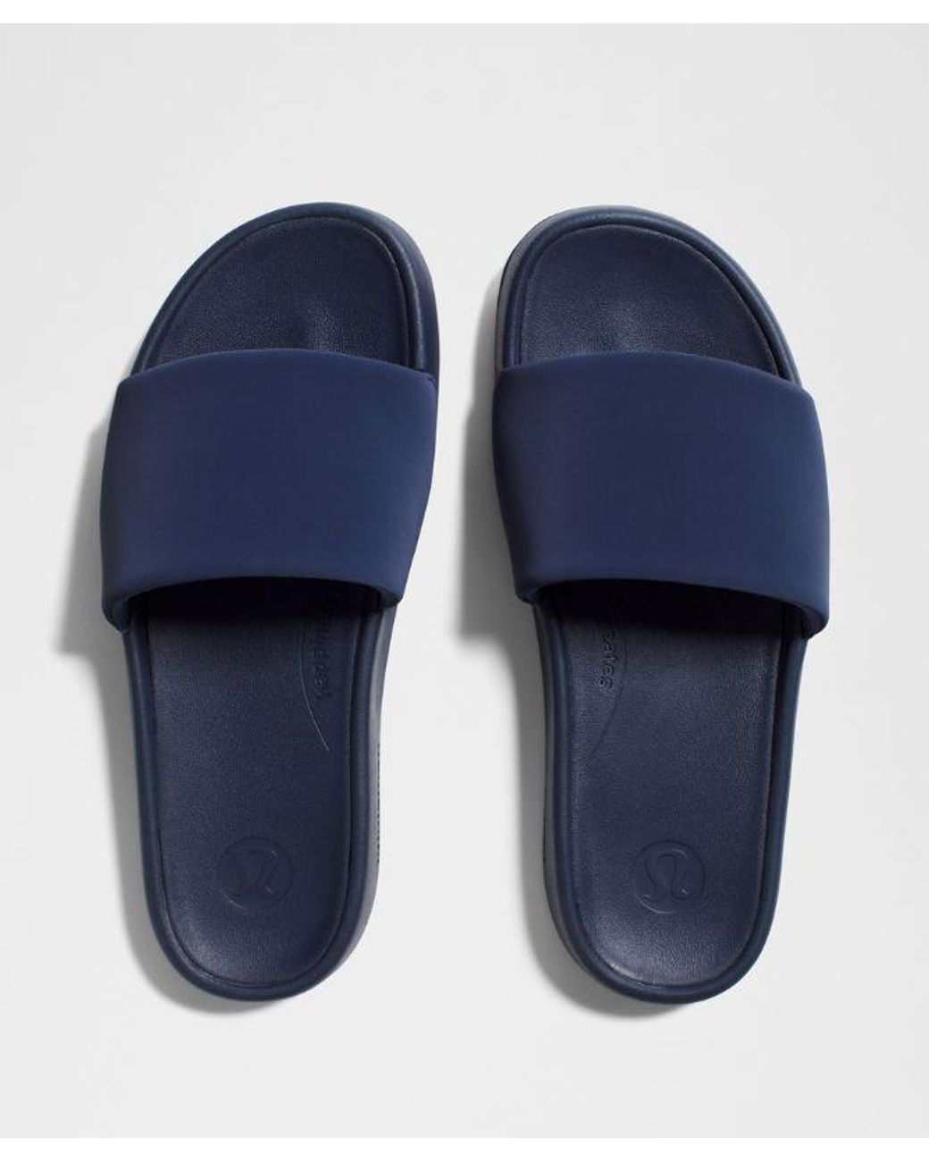 lululemon athletica Blue – Restfeel Slides – –