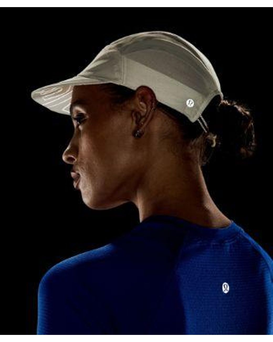 lululemon athletica White – Mesh Panelled Running Hat – – Size Large/Xl