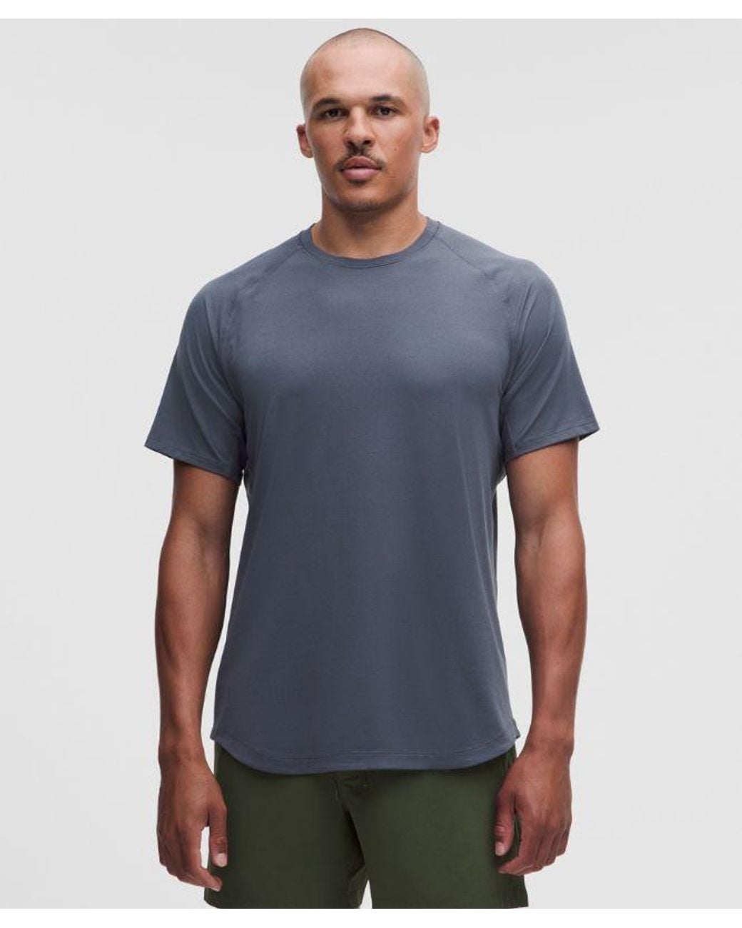lululemon athletica Blue License To Train Short-Sleeve Shirt for men