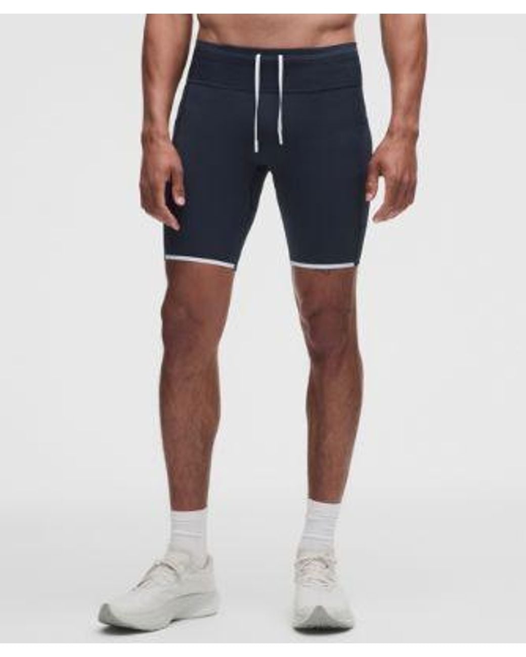 lululemon athletica Blue – Nulux Running Half Tight Shorts – 8" – – Size 6 for men