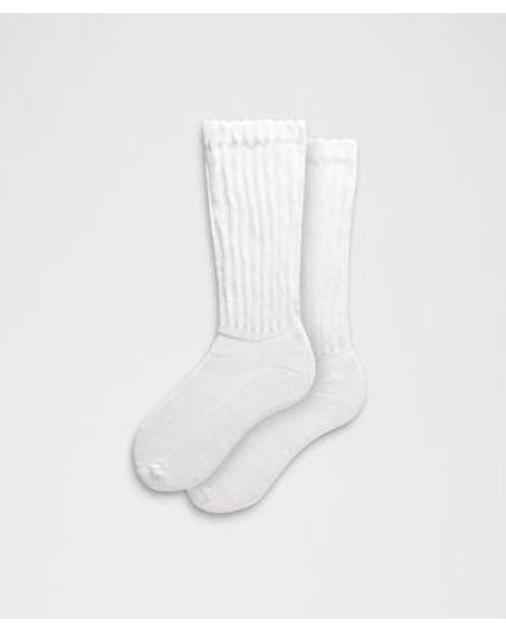 lululemon athletica White Slouch Socks