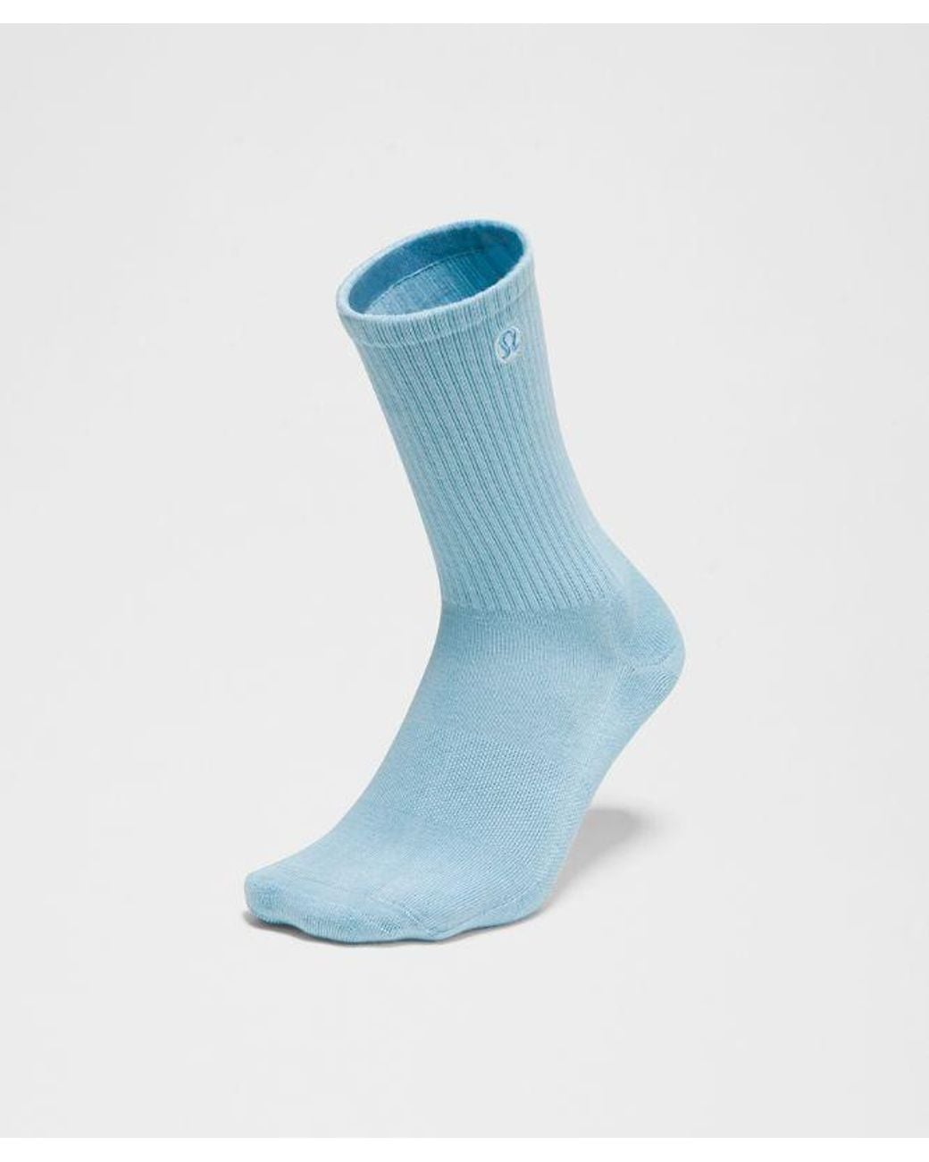 lululemon athletica Blue – Daily Essential Crew Socks – – Size Large