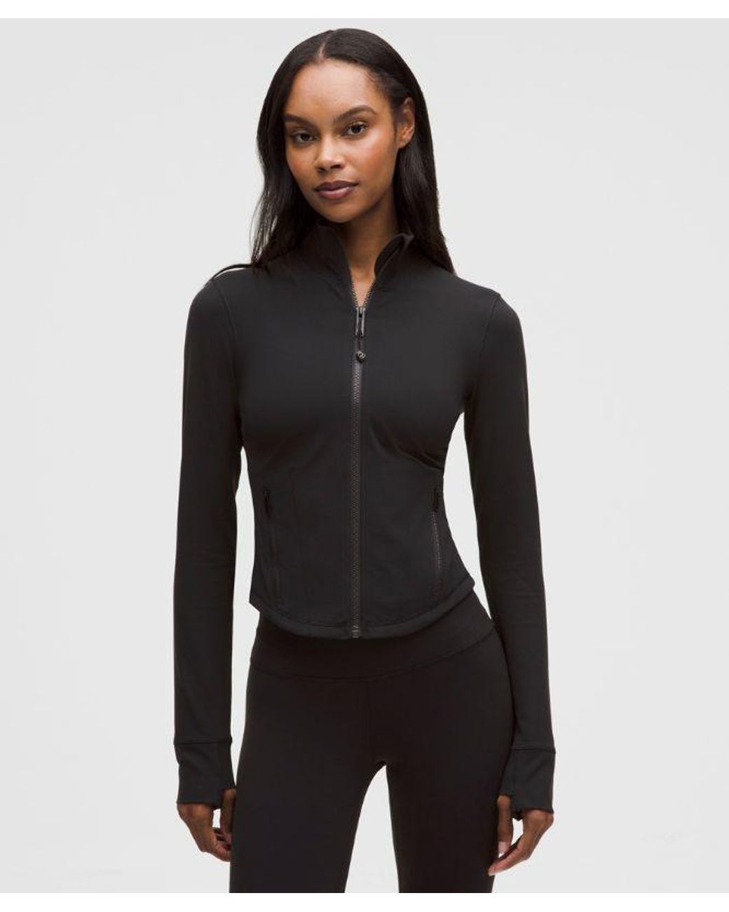 lululemon athletica Black – Define Mesh-Back Jacket Nulu – – Size 18