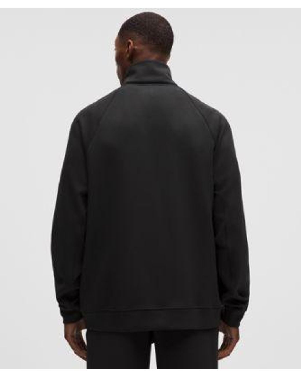 lululemon athletica Black – Smooth Spacer Quarter Zip – – for men