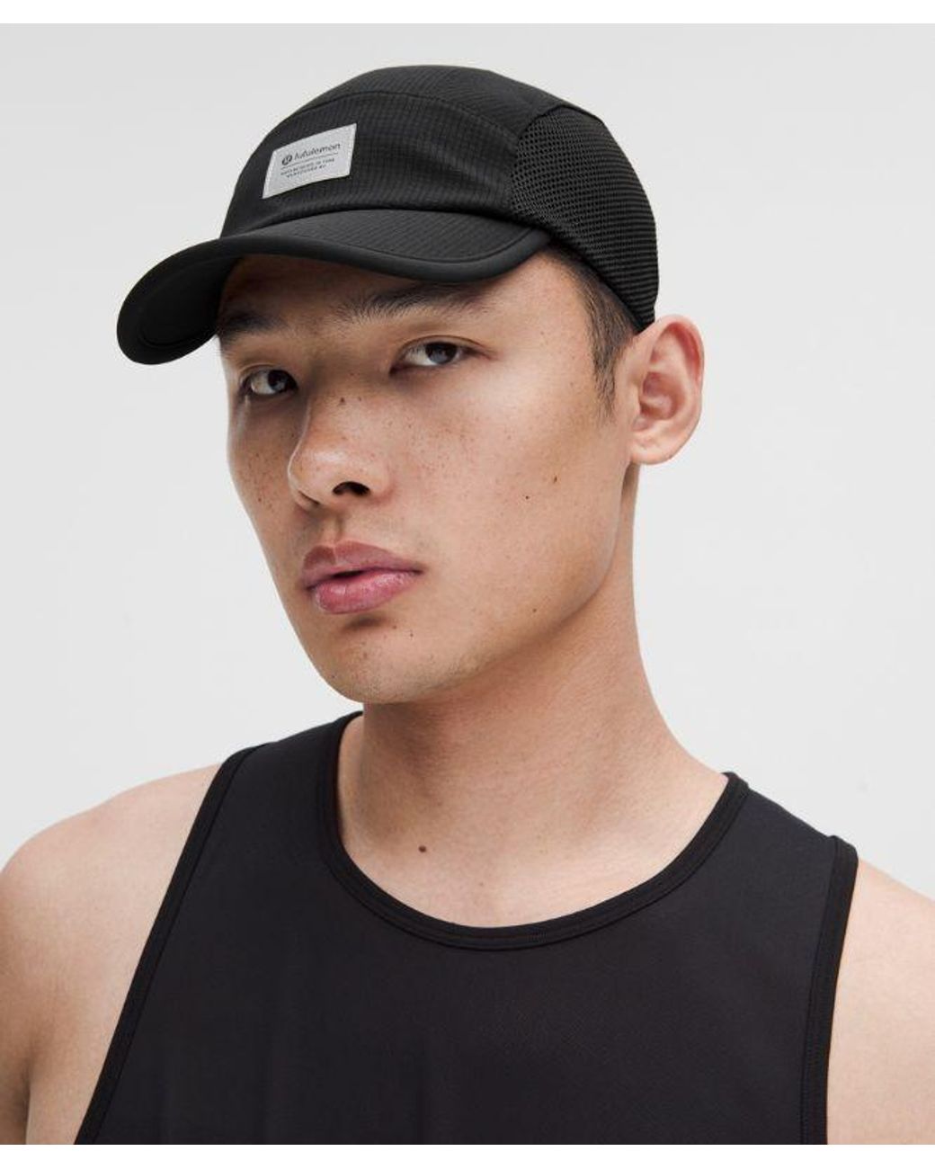 lululemon athletica Black – Multi-Panel Running Hat Mesh – – Size Large/Xl