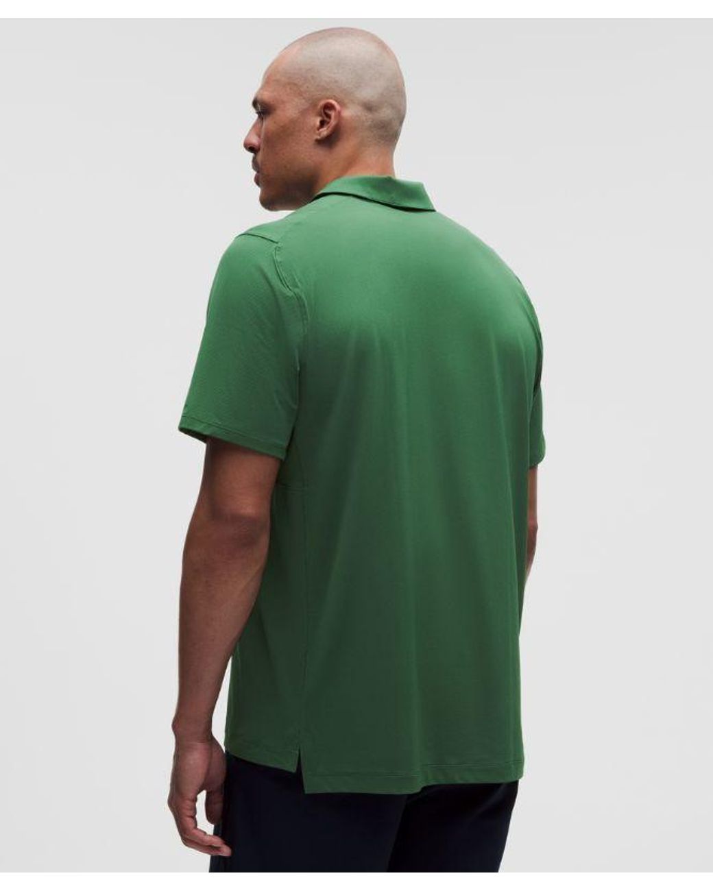 lululemon athletica Green – Logo Sport Polo Short-Sleeve – – Size Large for men